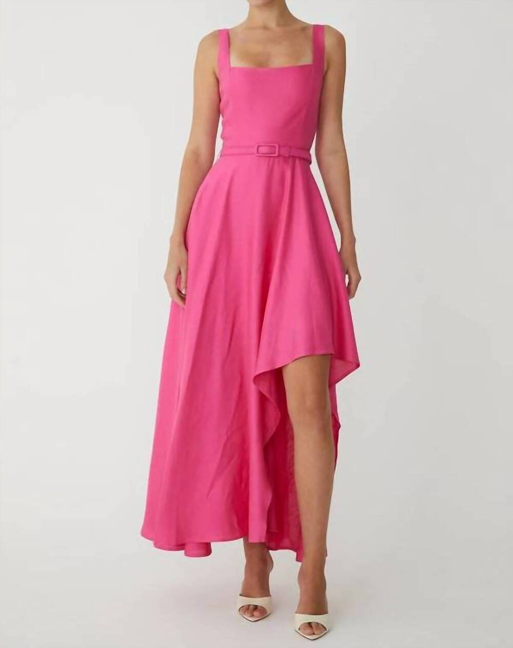 NEW JS71 marin maxi dress in hot pink